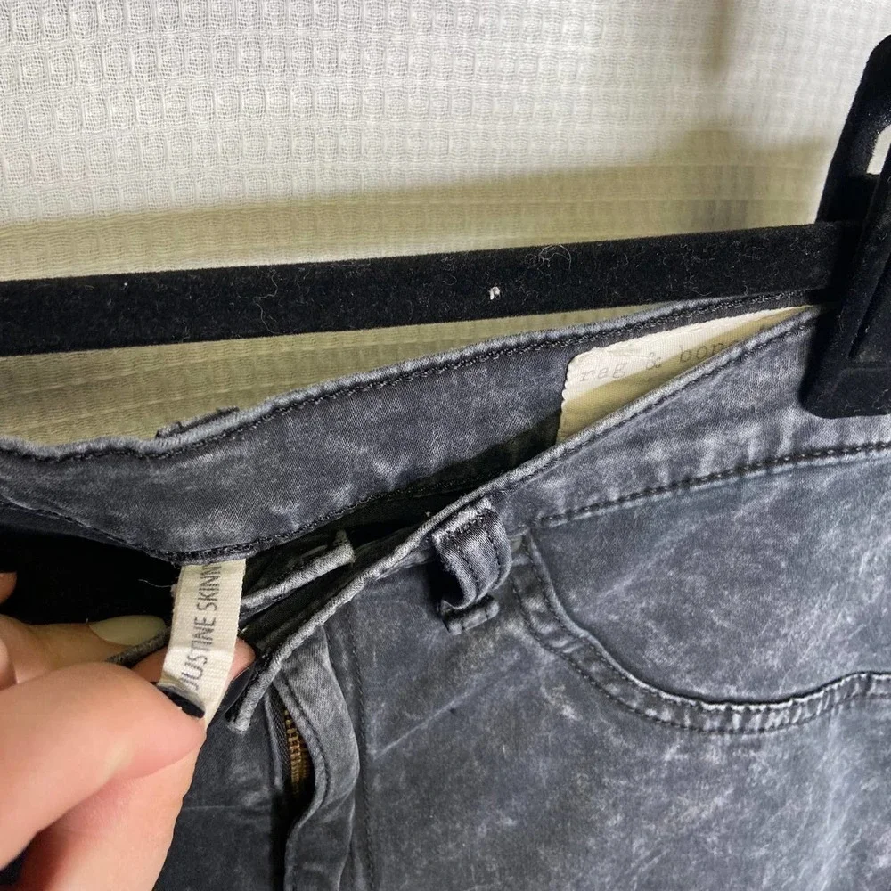 Rag & Bone‎ | Acid Black Wash skinny Jeans 29